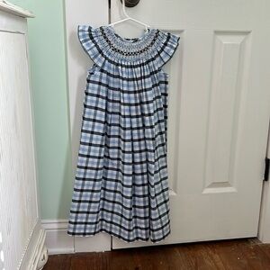 Smocked girls dress